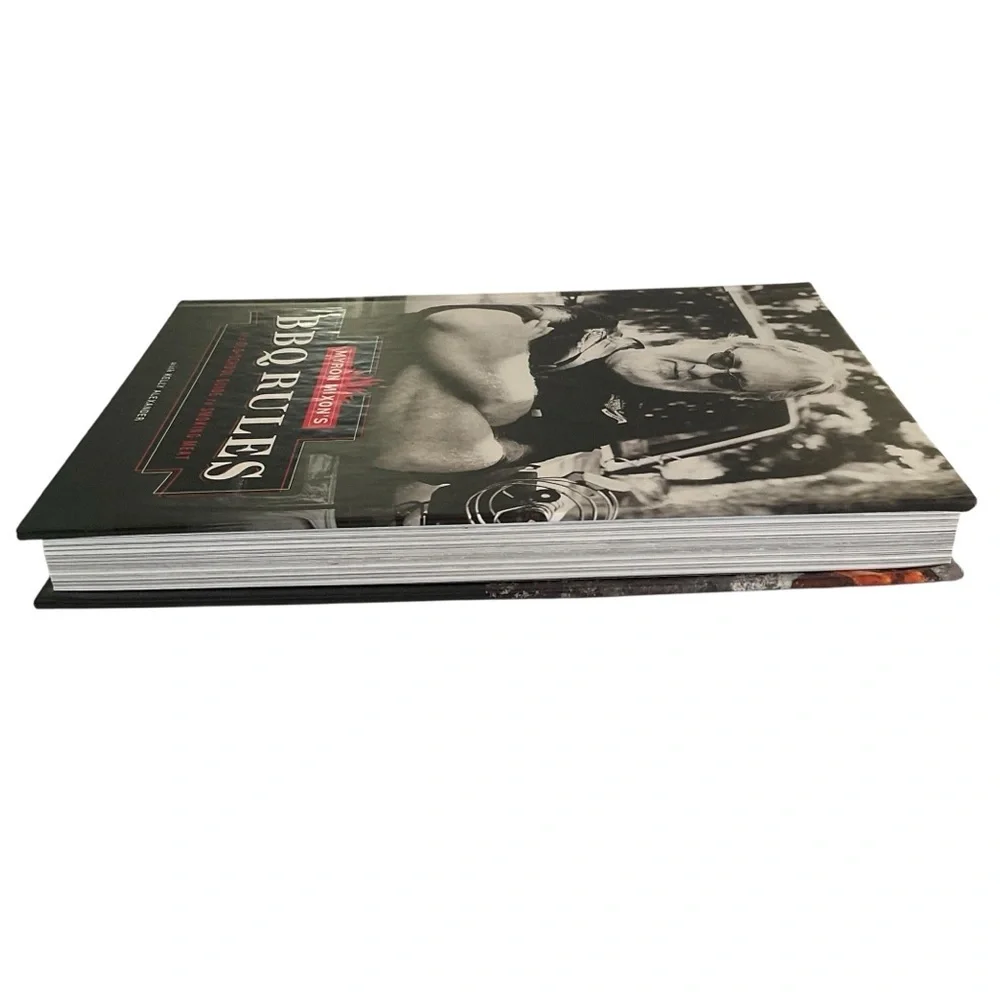 Myron Mixon BBQ Rules Hardcover Smoker Cookbook Guide